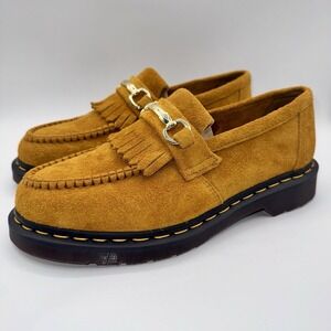 Dr. Martens Snaffle Loafers Women's Size 10 Mens's Size 9 Desert Brown Suede